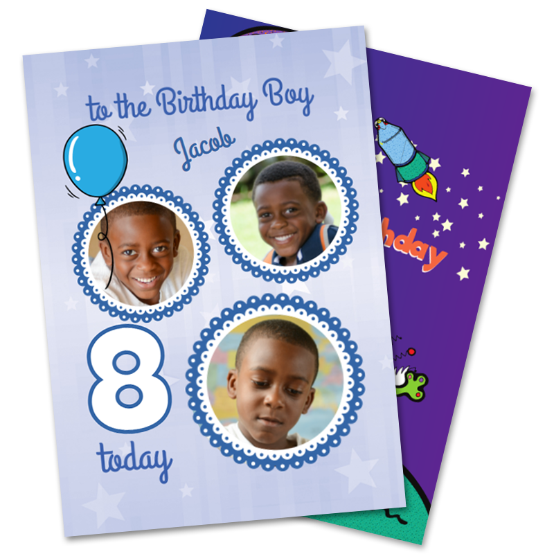 8th Birthday Cards