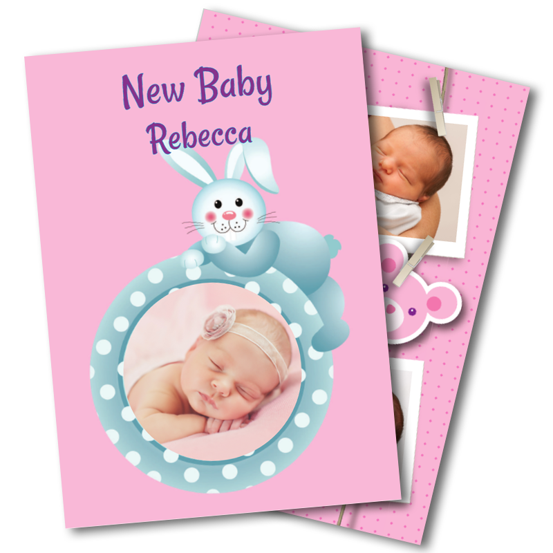 New Baby Girl Cards