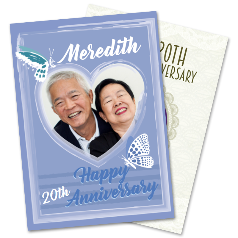 20th Anniversary Cards
